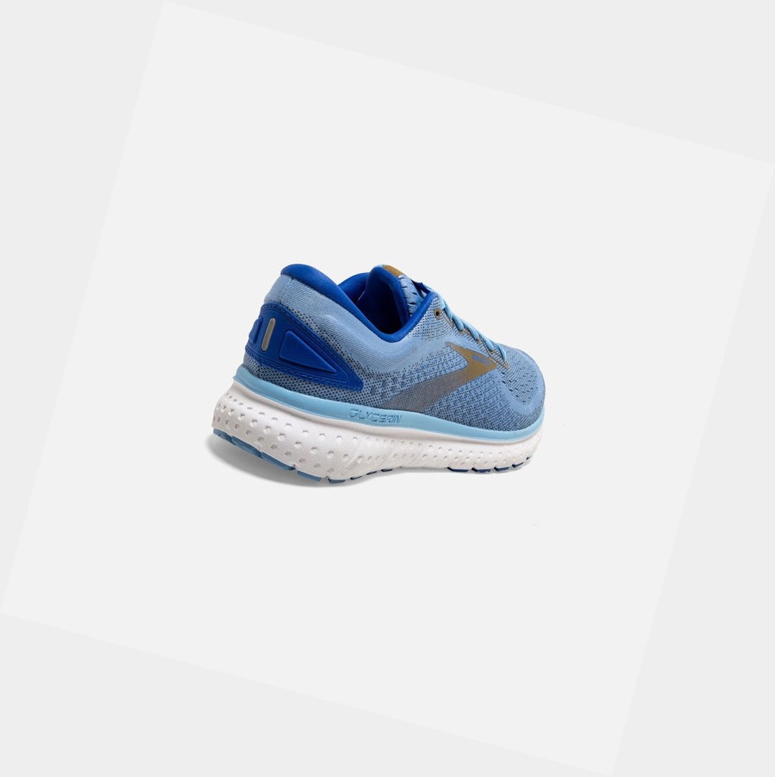 Brooks Glycerin 18 Women's Road Running Shoes Cornflower / Blue / Gold | GRBS-19802