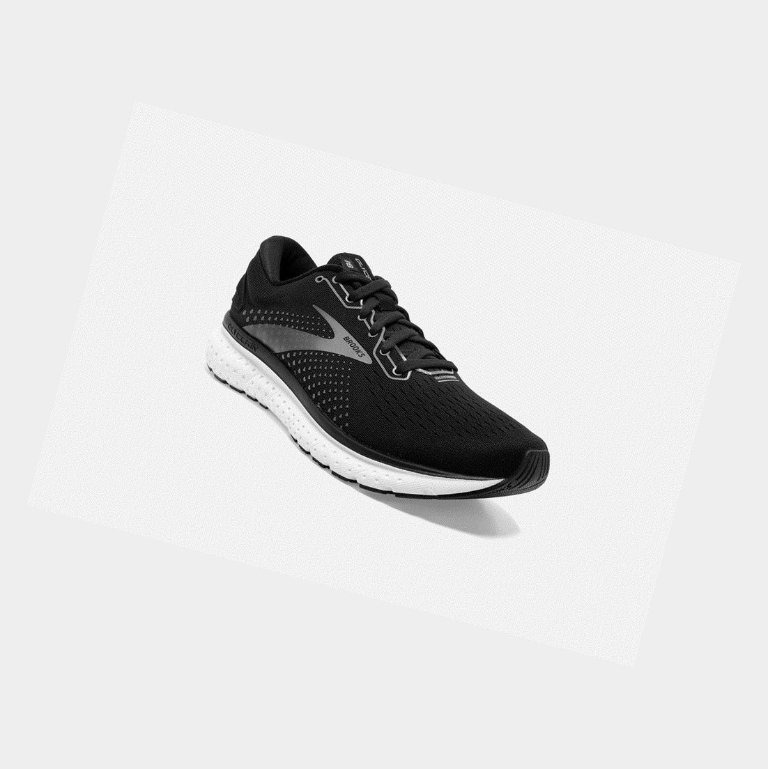 Brooks Glycerin 18 Women's Road Running Shoes Black / Pewter / White | JEKV-21795