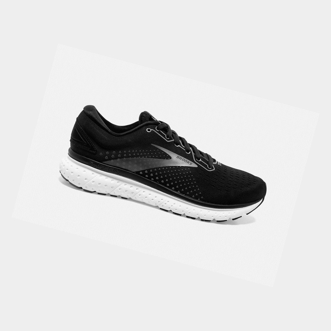 Brooks Glycerin 18 Women\'s Road Running Shoes Black / Pewter / White | JEKV-21795