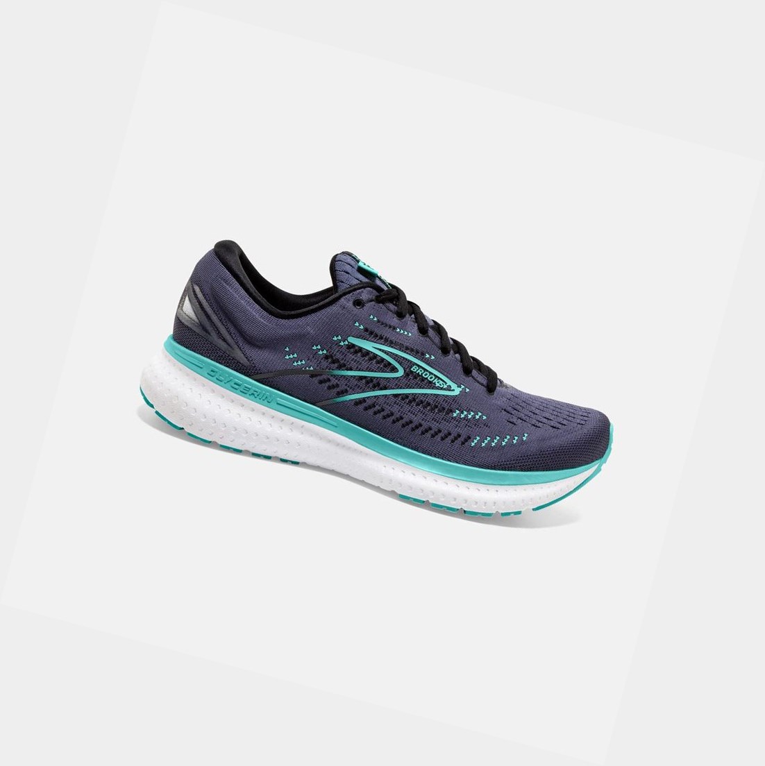 Brooks Glycerin 19 Women\'s Road Running Shoes Nightshadow / Black / Blue | EZRW-08524