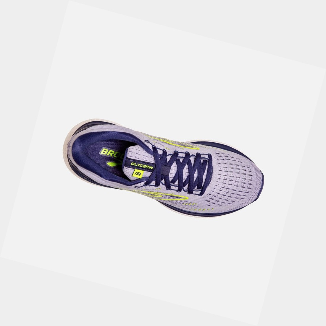 Brooks Glycerin 19 Women's Road Running Shoes Lavender / Blue / Nightlife | GLQZ-62510