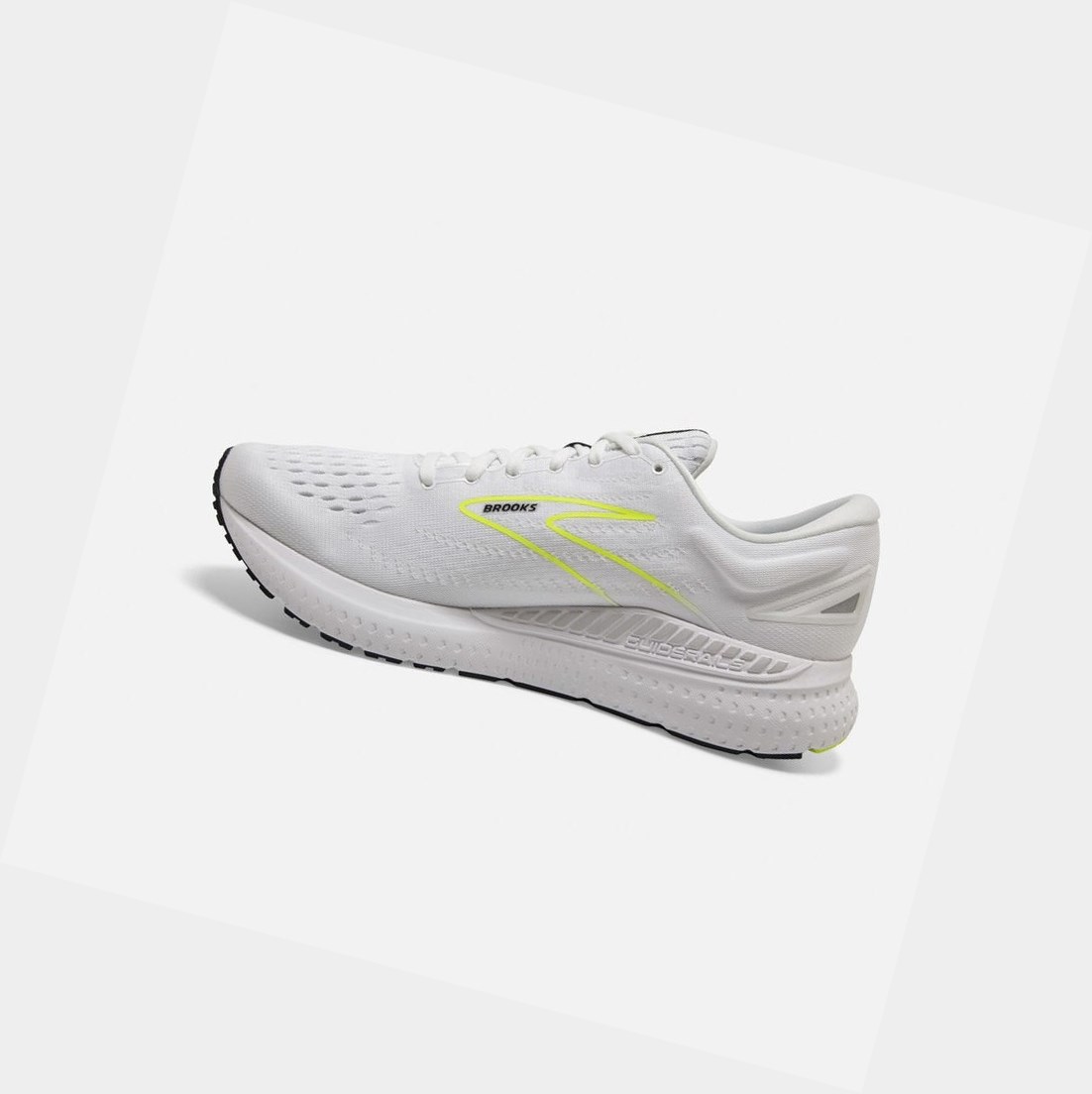 Brooks Glycerin GTS 19 Men's Road Running Shoes White / Nightlife / Black | SKFN-04983