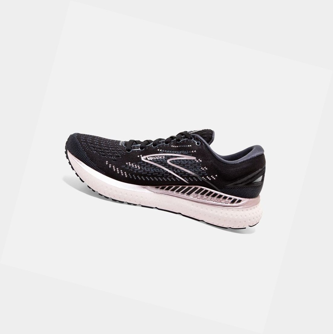 Brooks Glycerin GTS 19 Women's Road Running Shoes Black / Ombre / Metallic | ZQHF-94675