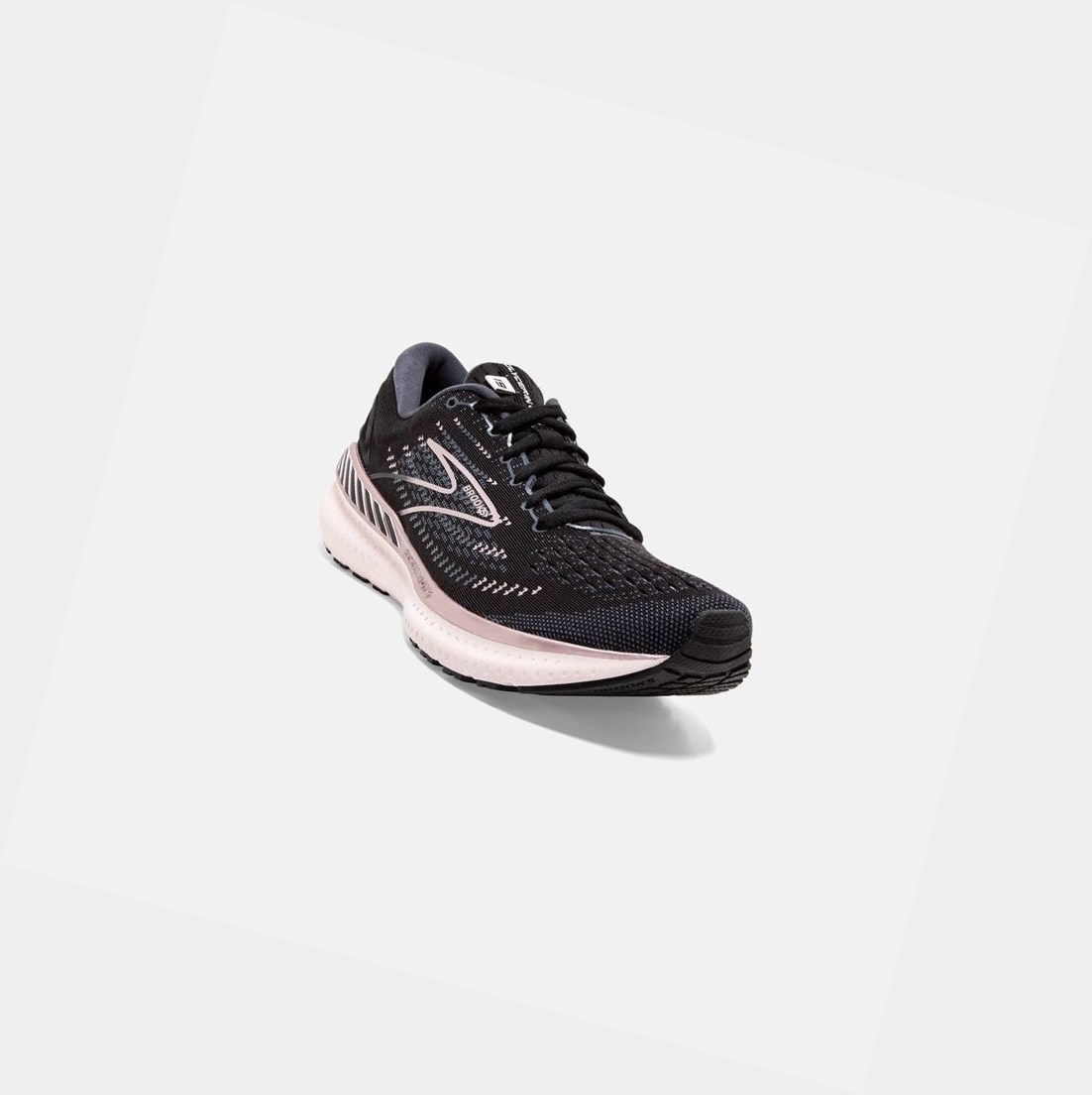 Brooks Glycerin GTS 19 Women's Road Running Shoes Black / Ombre / Metallic | ZQHF-94675