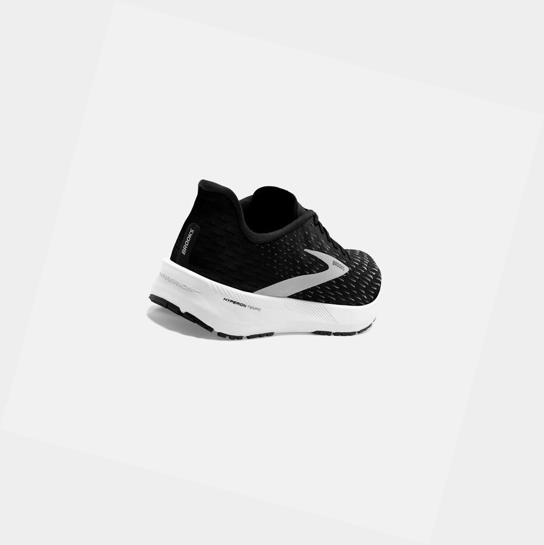 Brooks Hyperion Tempo Men's Road Running Shoes Black / Silver / White | CGPD-61380