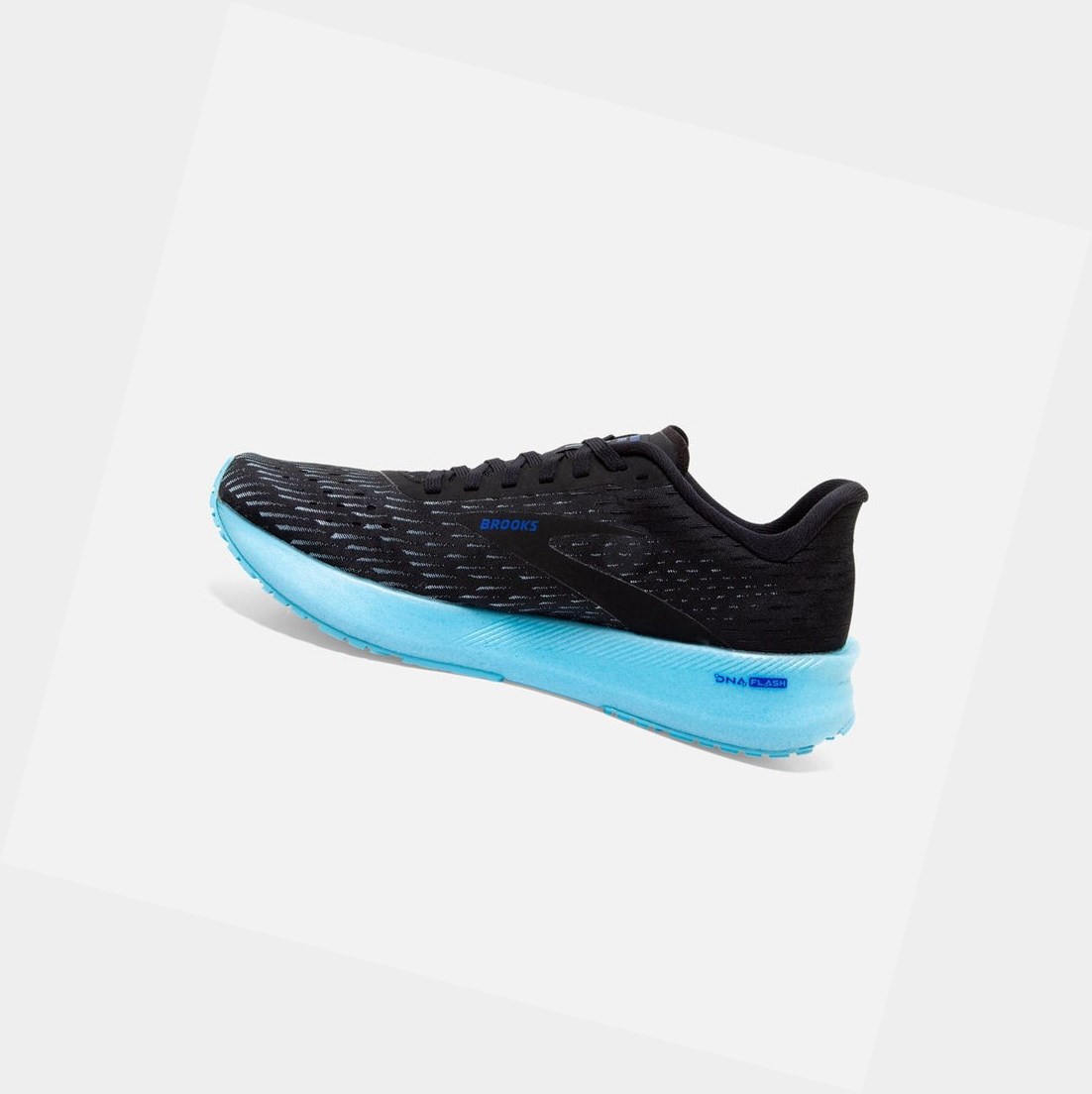 Brooks Hyperion Tempo Women's Road Running Shoes Black / Iced Aqua / Blue | DEKL-07924