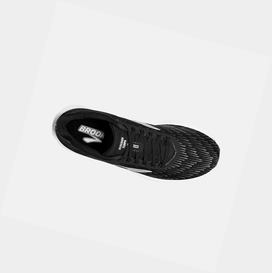 Brooks Hyperion Tempo Women's Road Running Shoes Black / Silver / White | JDOF-72584