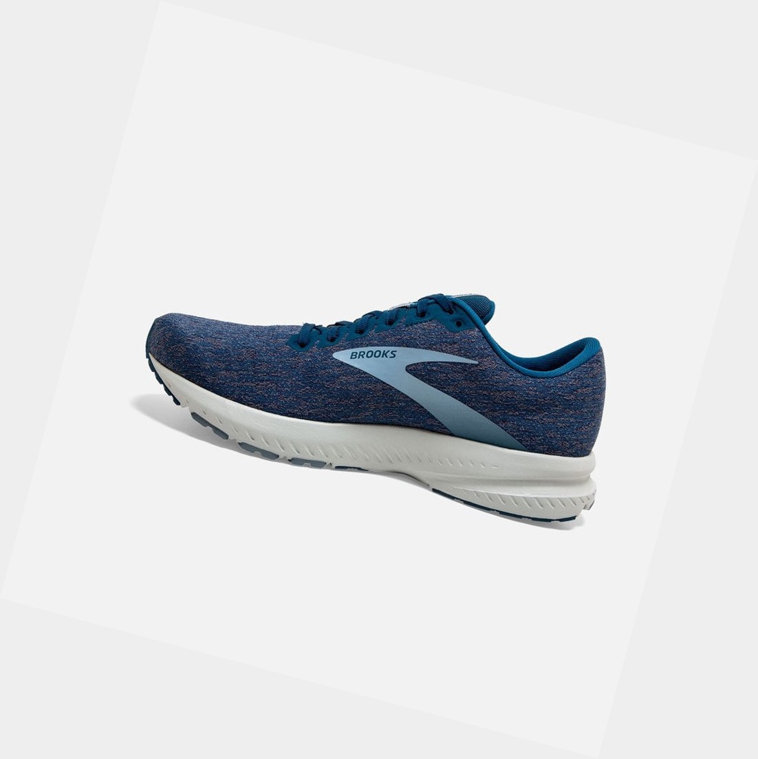 Brooks Launch 7 Men's Road Running Shoes Blue Fog / Poseidon / Grey | EGZP-08527