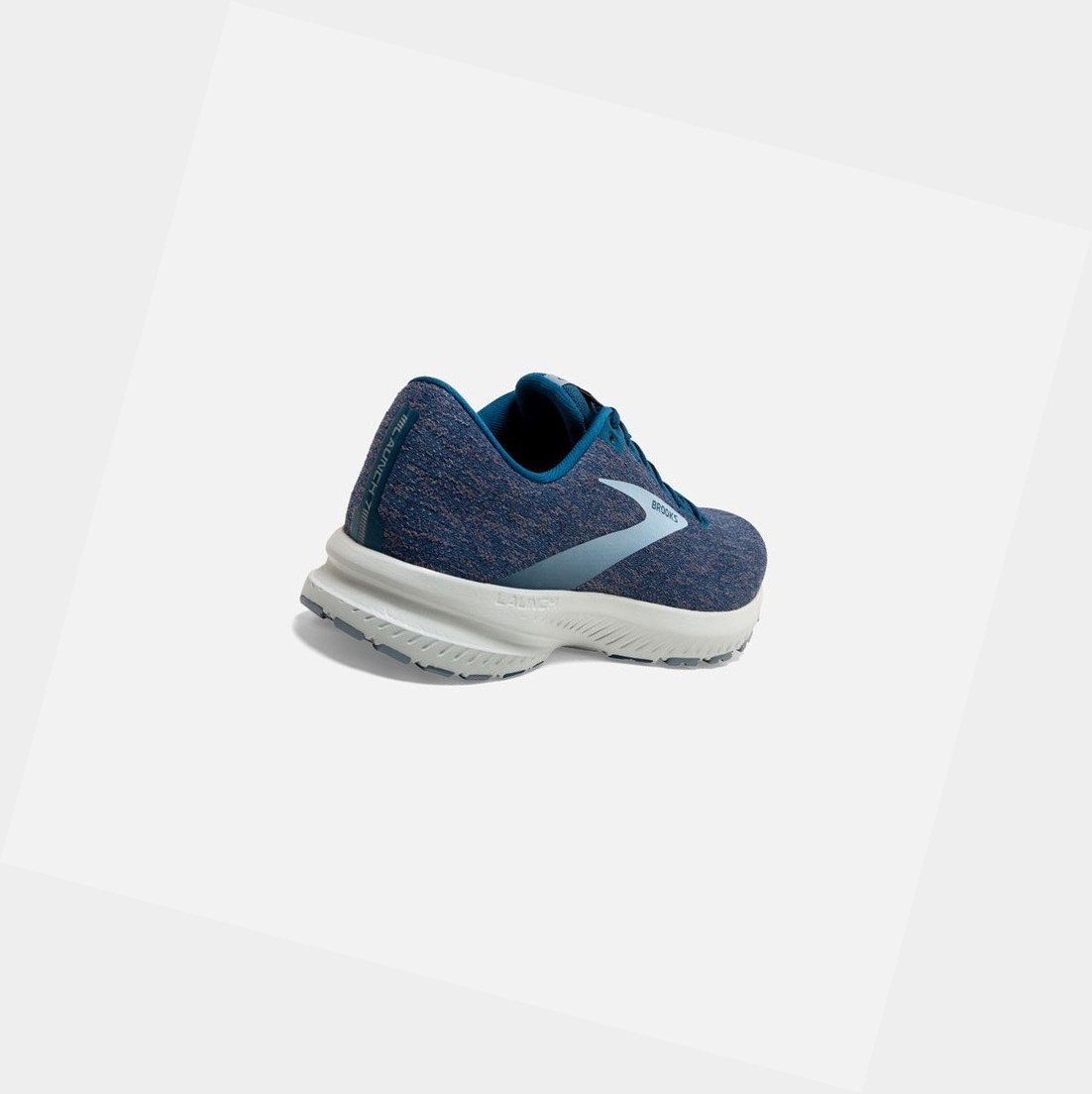 Brooks Launch 7 Men's Road Running Shoes Blue Fog / Poseidon / Grey | EGZP-08527