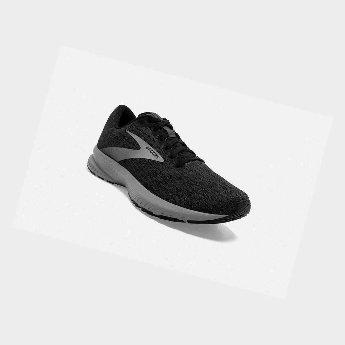 Brooks Launch 7 Men's Road Running Shoes Black / Ebony / Primer | SFEH-64197