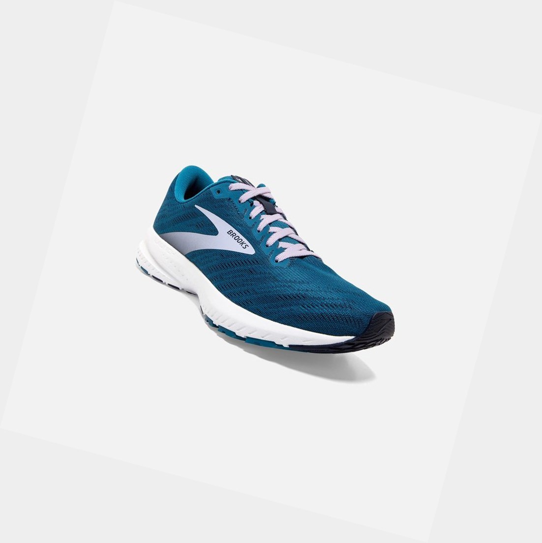 Brooks Launch 7 Women's Road Running Shoes Peacoat / Blue / Purple | UZKM-81407
