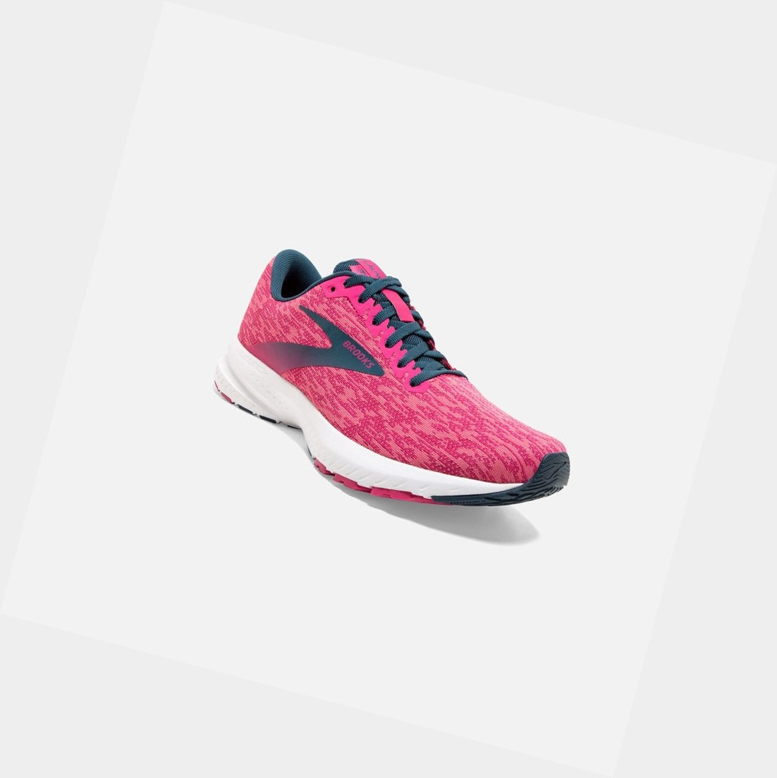 Brooks Launch 7 Women's Road Running Shoes Pink / Beetroot / Majolica | WXSC-51046