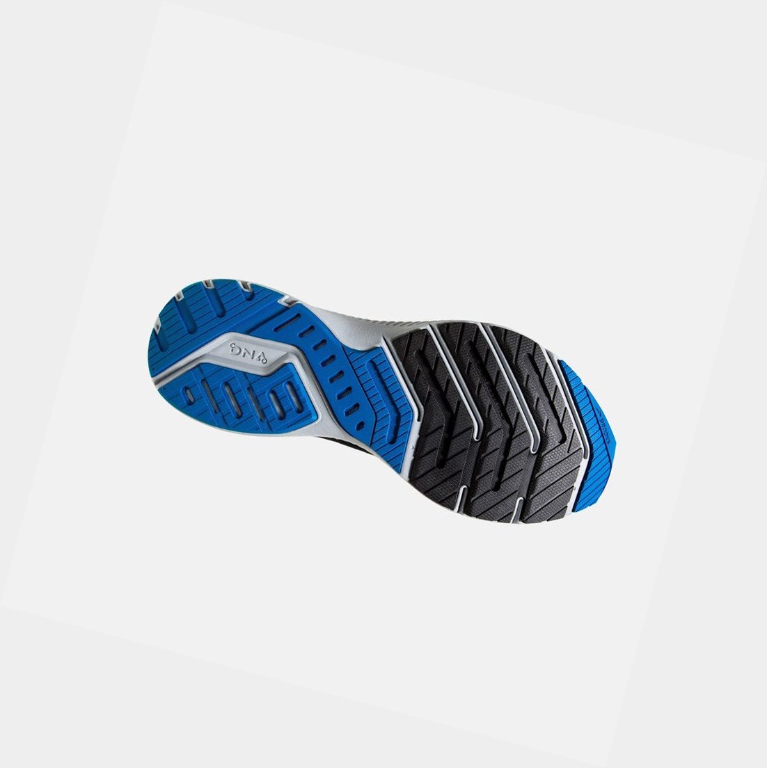 Brooks Launch 8 Men's Road Running Shoes Black / Grey / Blue | KEAP-46280