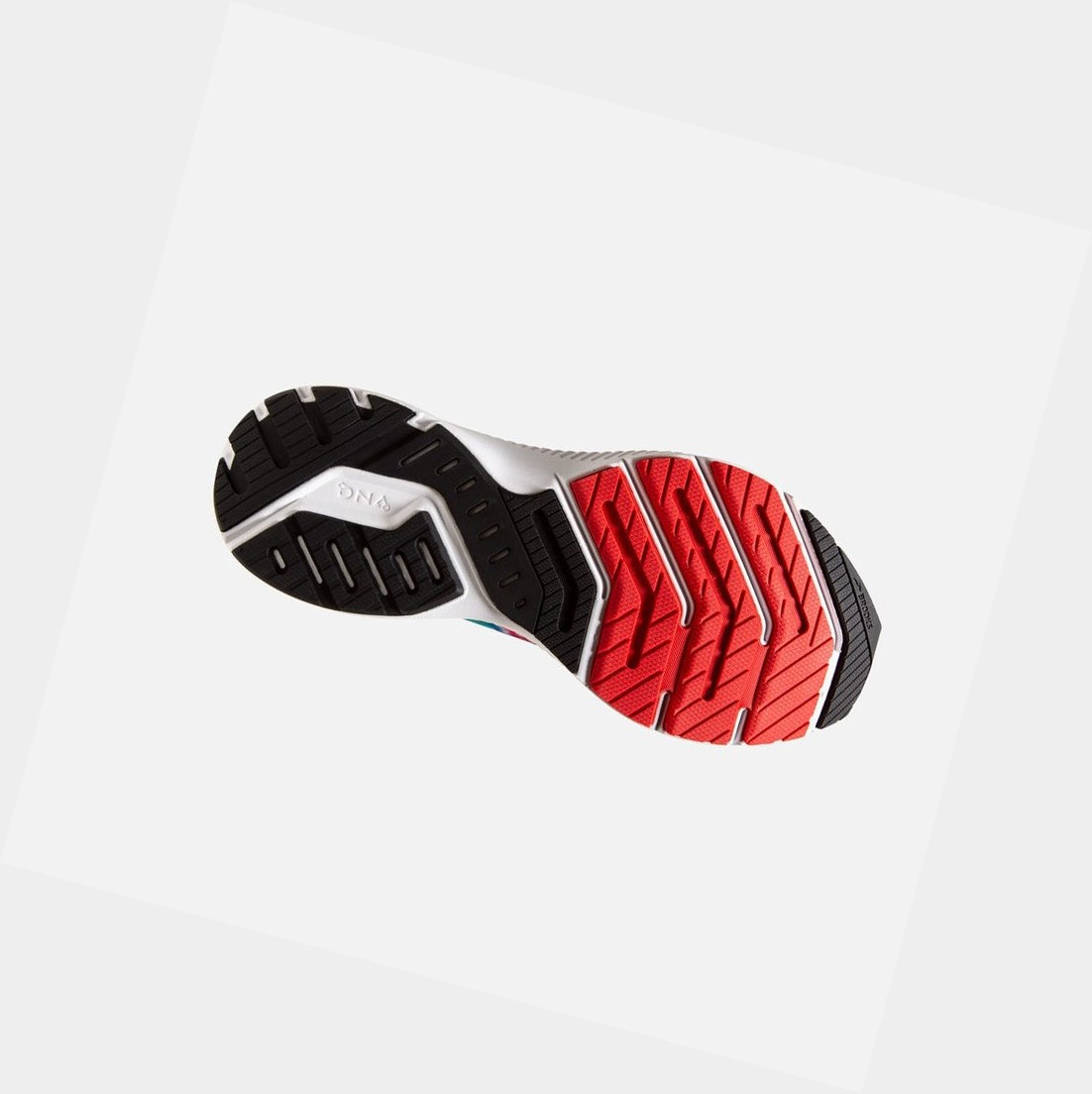 Brooks Launch 8 Men's Road Running Shoes Black / Nightlife / Red | VETG-51270