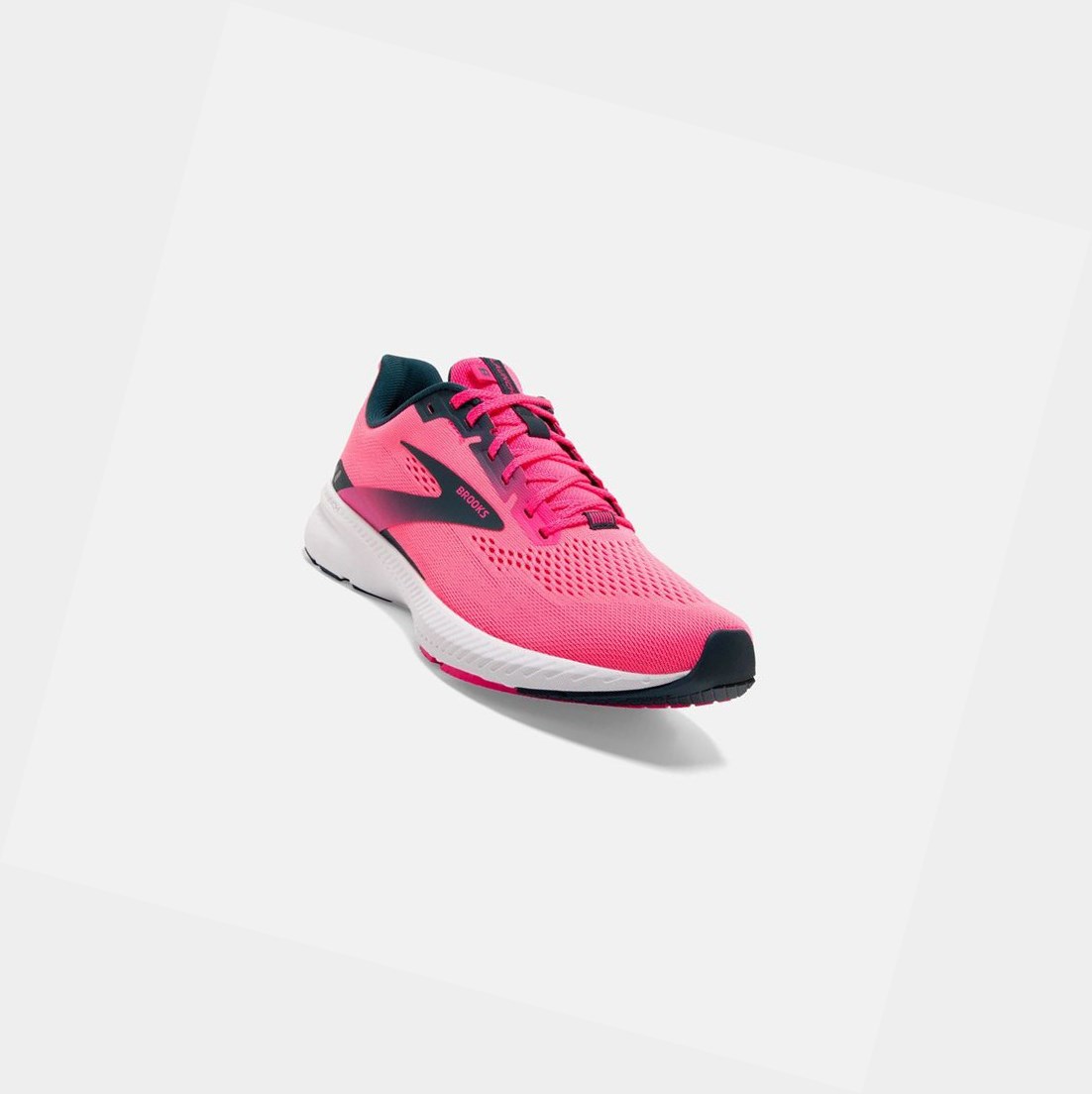 Brooks Launch 8 Women's Road Running Shoes Pink / Raspberry / Navy | HBNY-31670
