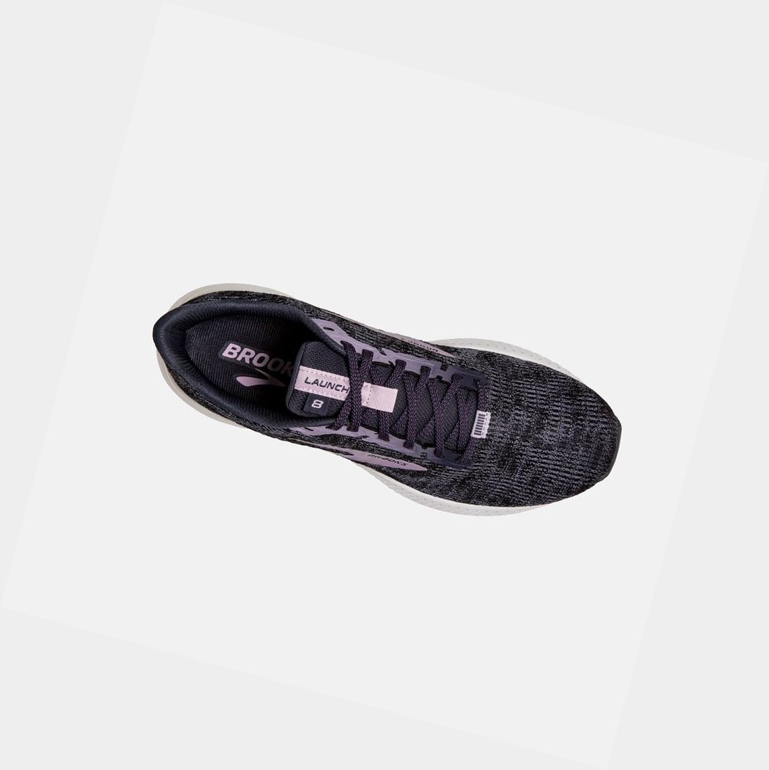 Brooks Launch 8 Women's Road Running Shoes Black / Ombre / Iris | TLJB-79561