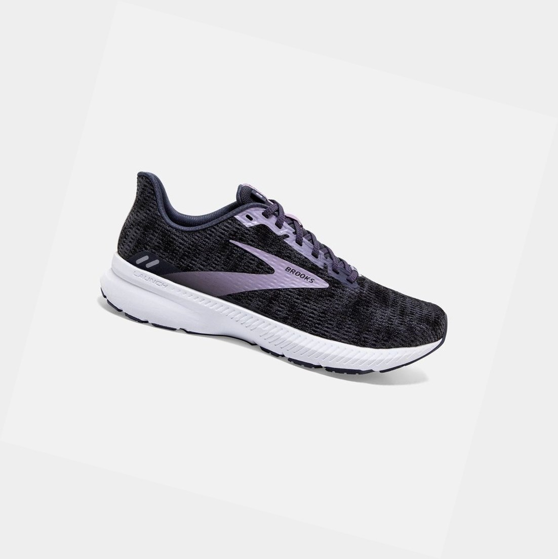 Brooks Launch 8 Women\'s Road Running Shoes Black / Ombre / Iris | TLJB-79561