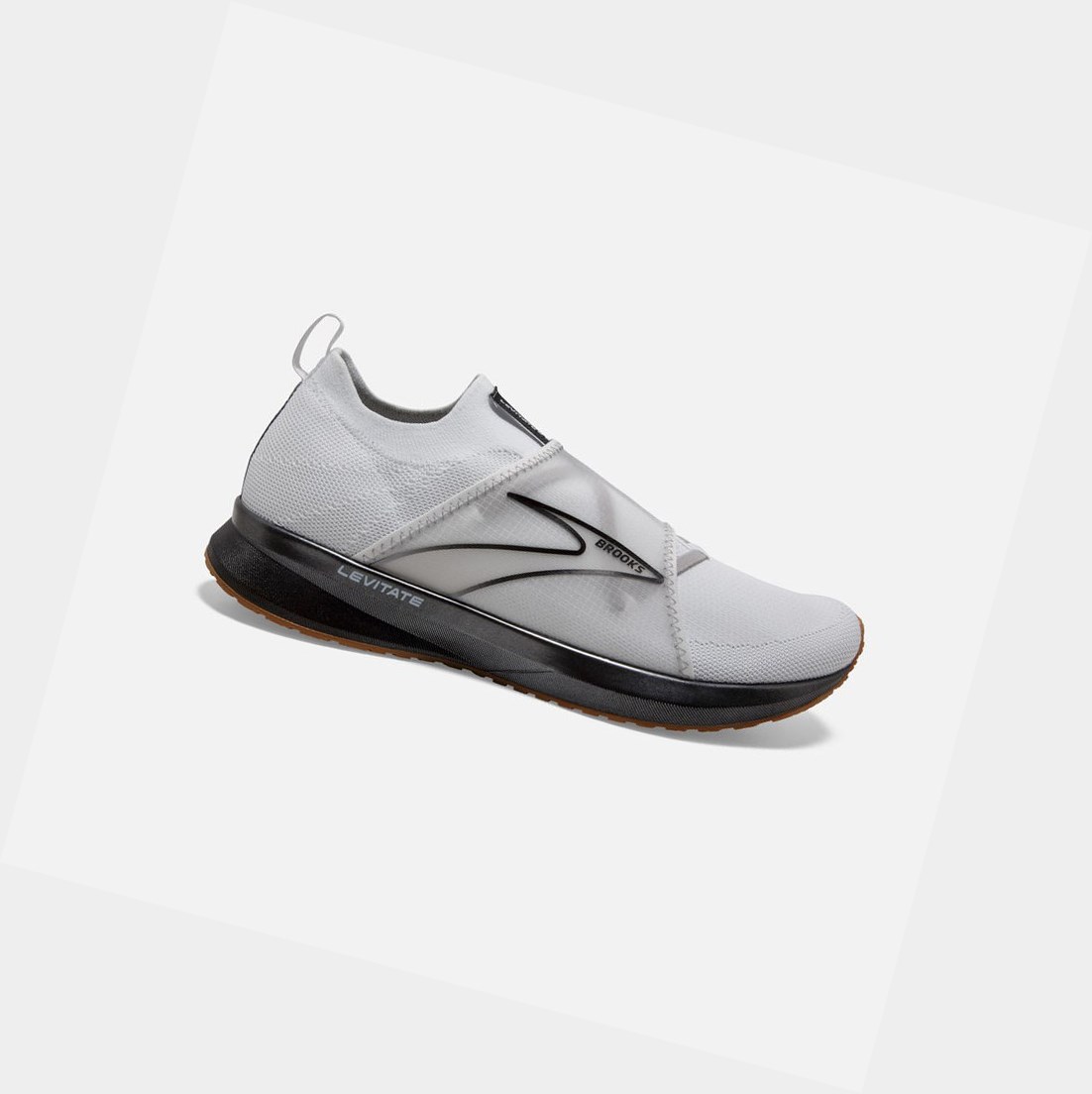 Brooks Levitate 4 LE Men\'s Road Running Shoes White / Black / Tan | MRGX-09736