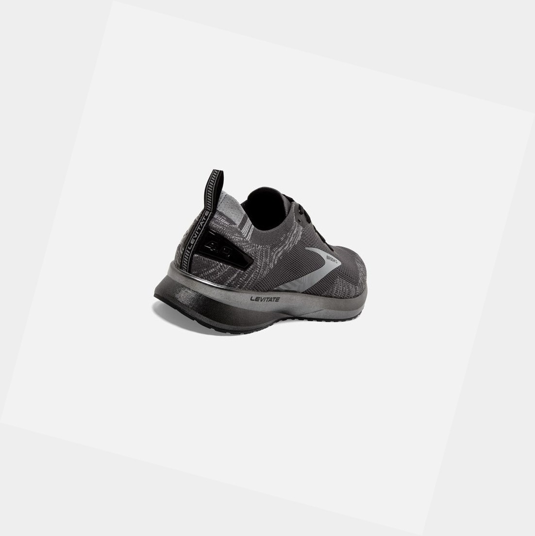 Brooks Levitate 4 Men's Road Running Shoes Blackened Pearl / Grey / Black | IOLH-41976