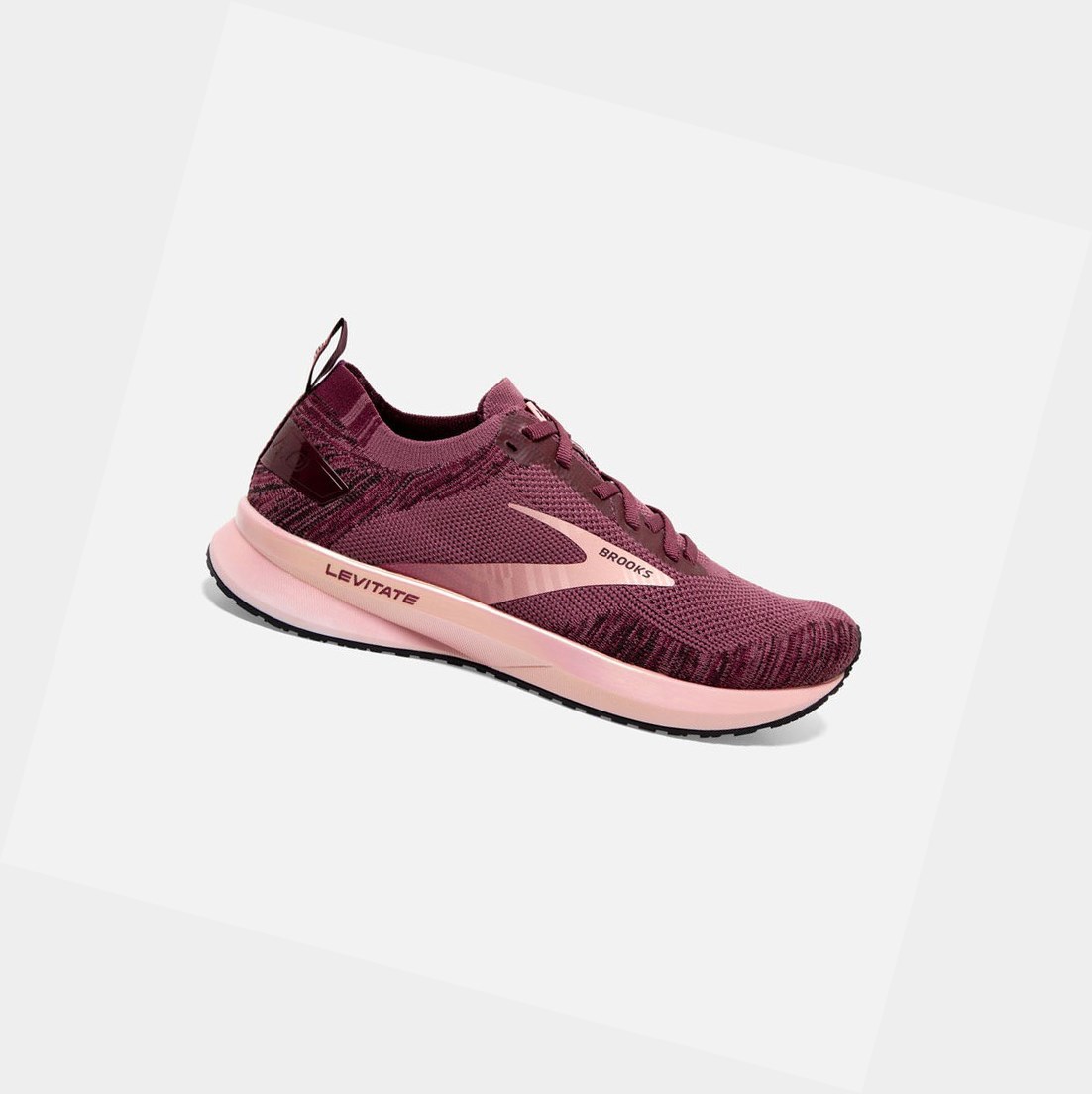 Brooks Levitate 4 Women\'s Road Running Shoes Nocturne / Coral / Zinfandel | TECB-25960