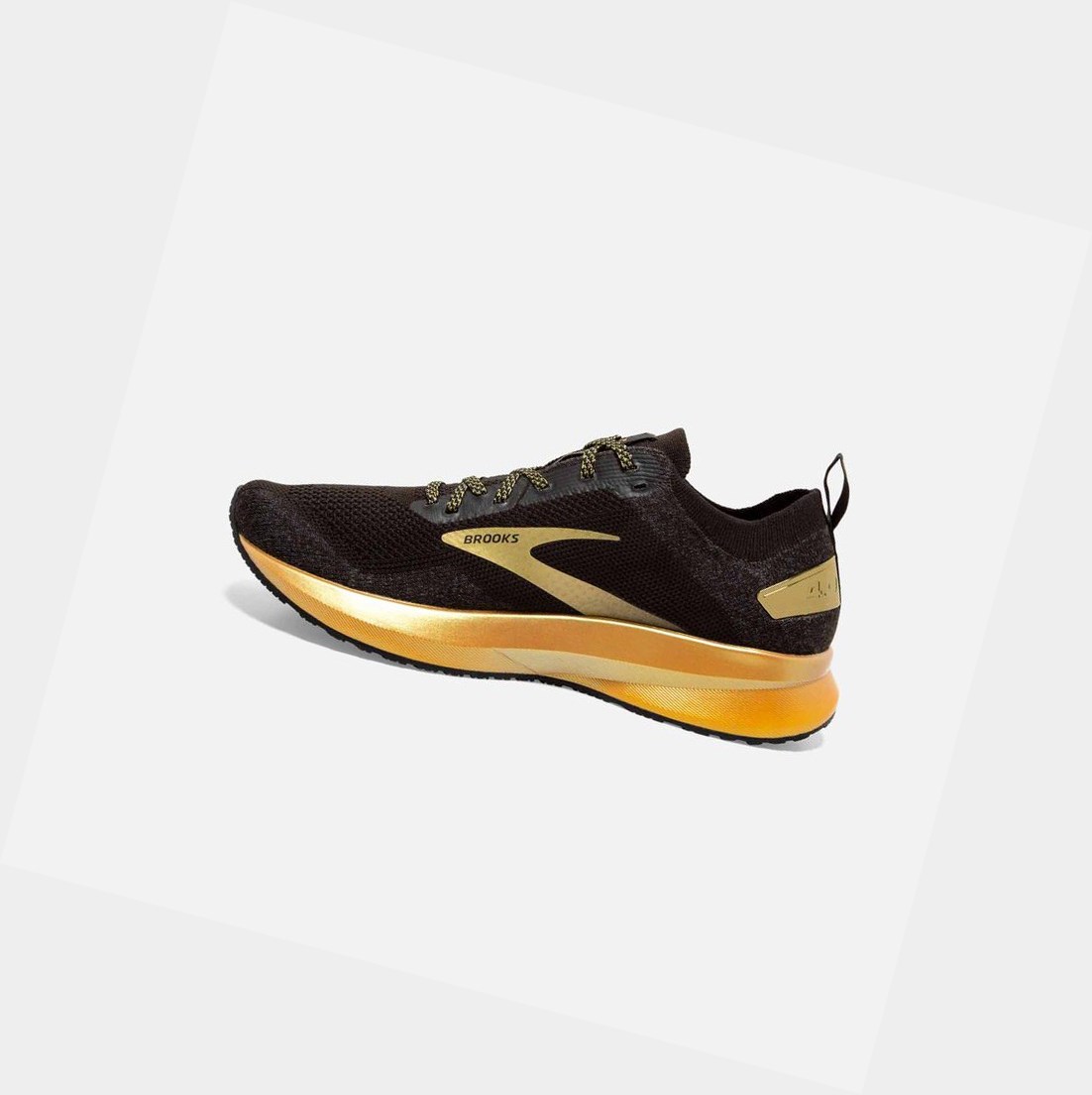 Brooks Levitate 4 Women's Road Running Shoes Black / Gold | XHNO-76382