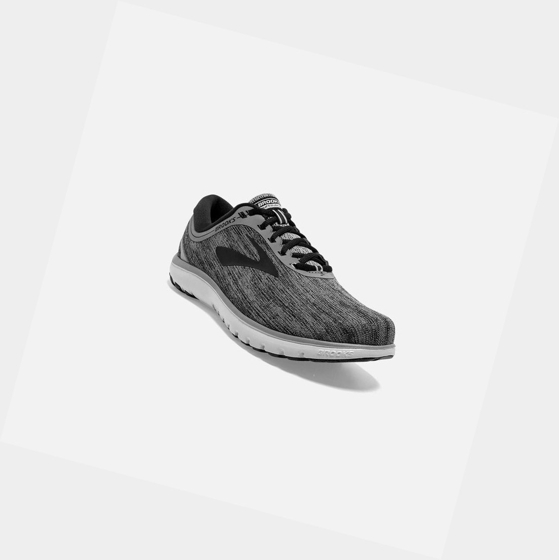 Brooks PureFlow 7 Men's Road Running Shoes Primer / Black / Oyster | VDPT-68173