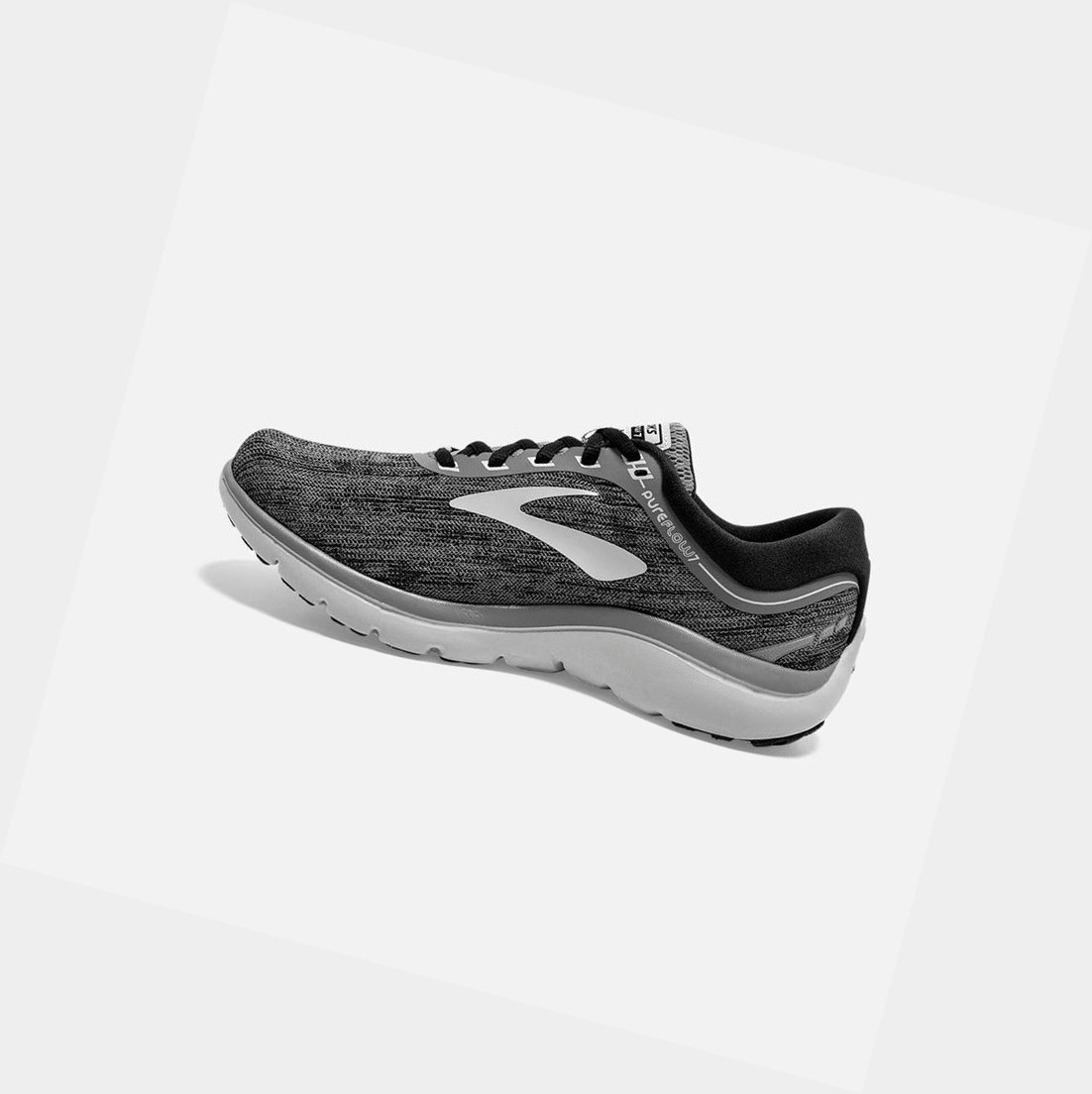 Brooks PureFlow 7 Women's Road Running Shoes Primer / Black / Oyster | OPHQ-60243