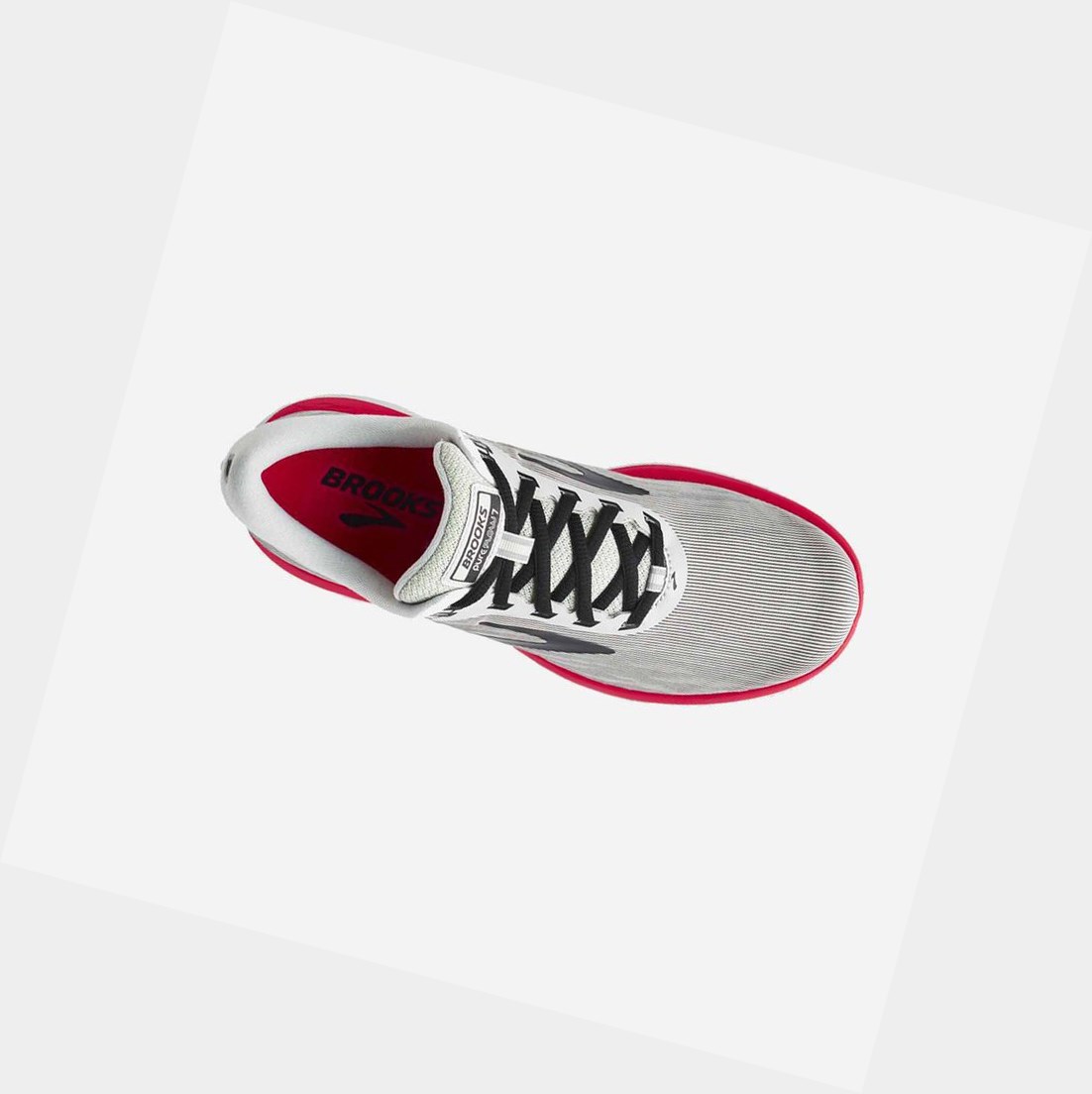 Brooks PureFlow 7 Women's Road Running Shoes Grey / Black / Pink | WAXO-90375