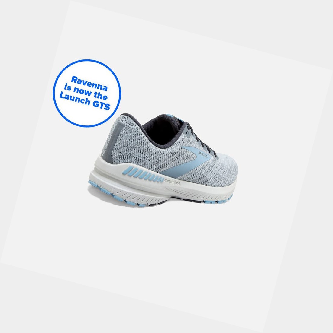 Brooks Ravenna 11 Women's Road Running Shoes Light Blue / Alloy / Grey | XEZL-31945