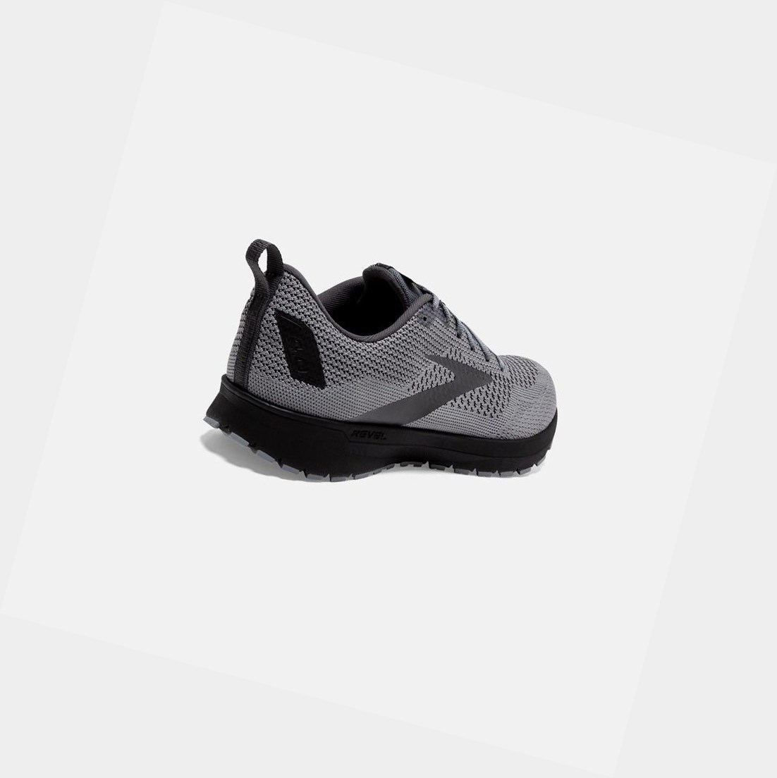 Brooks Revel 4 Men's Road Running Shoes Grey / Blackened Pearl / Black | VOMR-10524