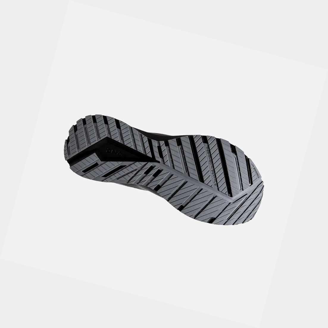 Brooks Revel 4 Men's Road Running Shoes Grey / Blackened Pearl / Black | VOMR-10524
