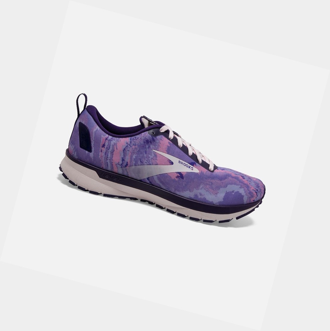 Brooks Revel 4 Women\'s Road Running Shoes Orchid / Purple / Black | EJFZ-47189