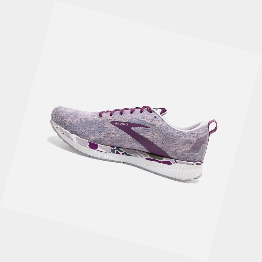 Brooks Revel 4 Women's Road Running Shoes White / Wood Violet / Iris | UAXS-45137