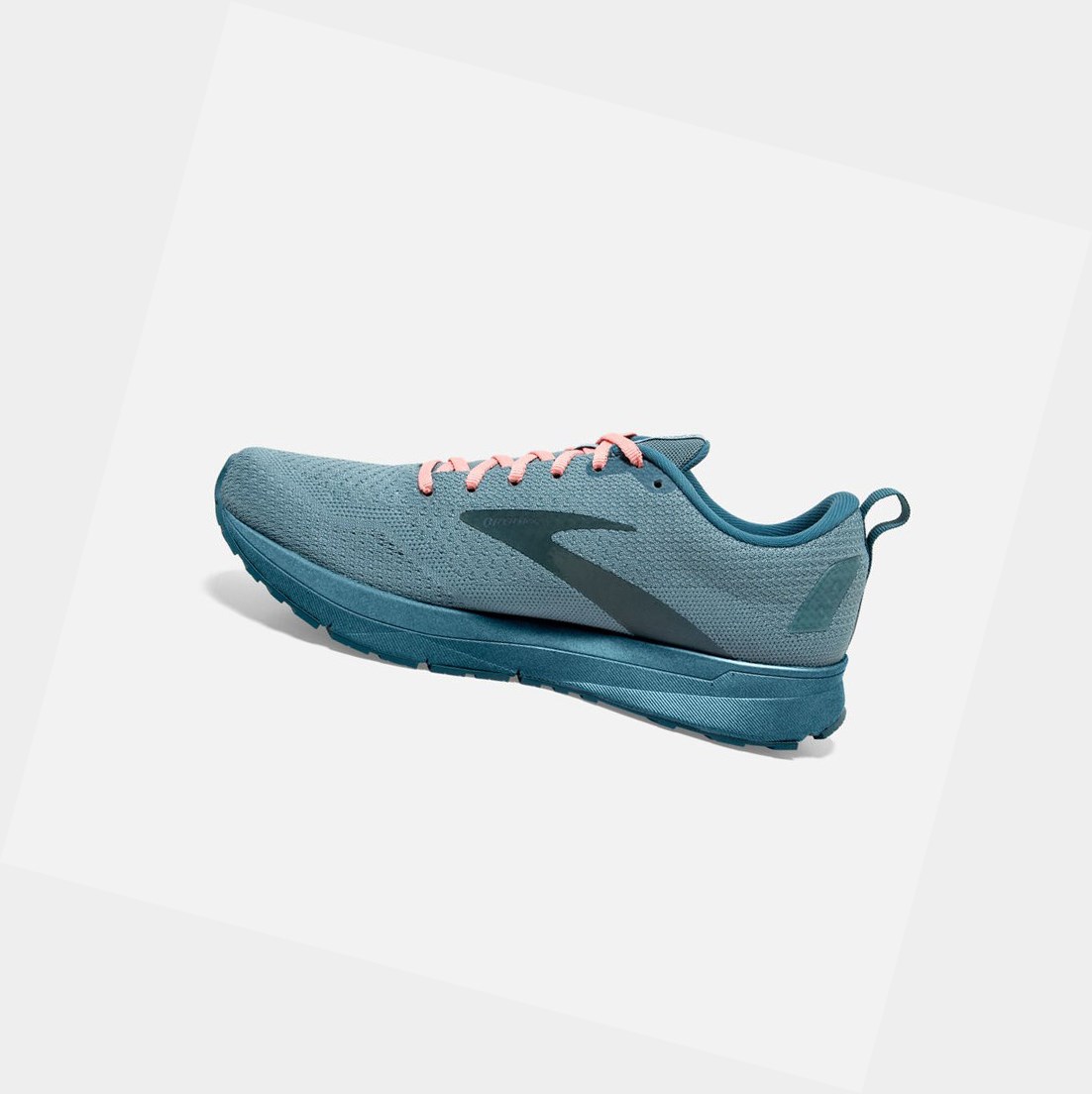 Brooks Revel 4 Women's Road Running Shoes Blue / Mallard / Lobster | UETY-07853