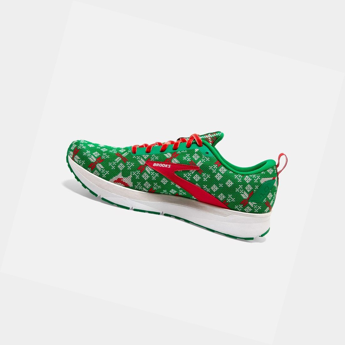 Brooks Revel 4 Women's Road Running Shoes Jolly Green / Red / Bright White | YLCV-02968