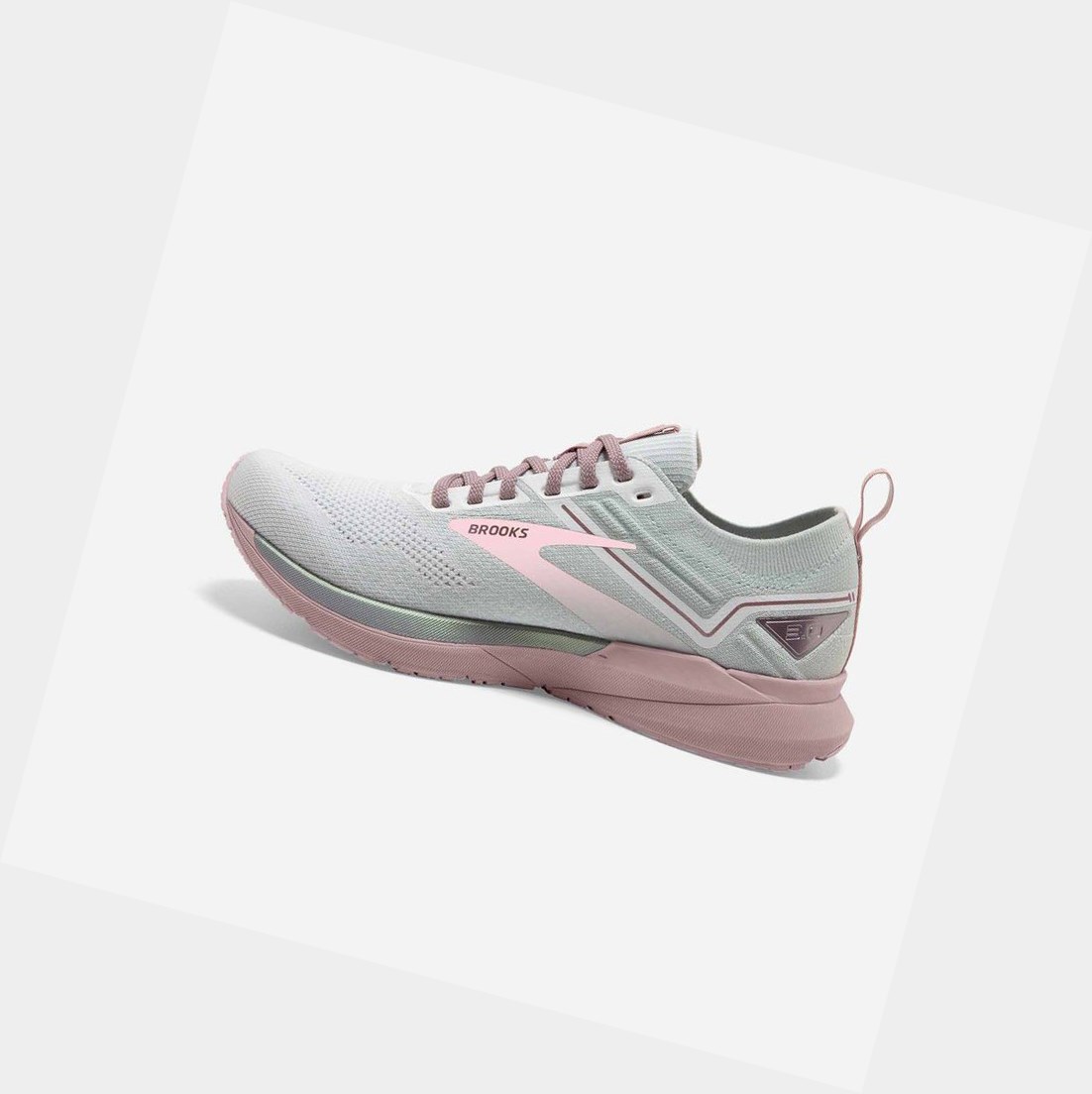 Brooks Ricochet 3 Women's Road Running Shoes White / Ice / Primrose Pink | BJLQ-74950