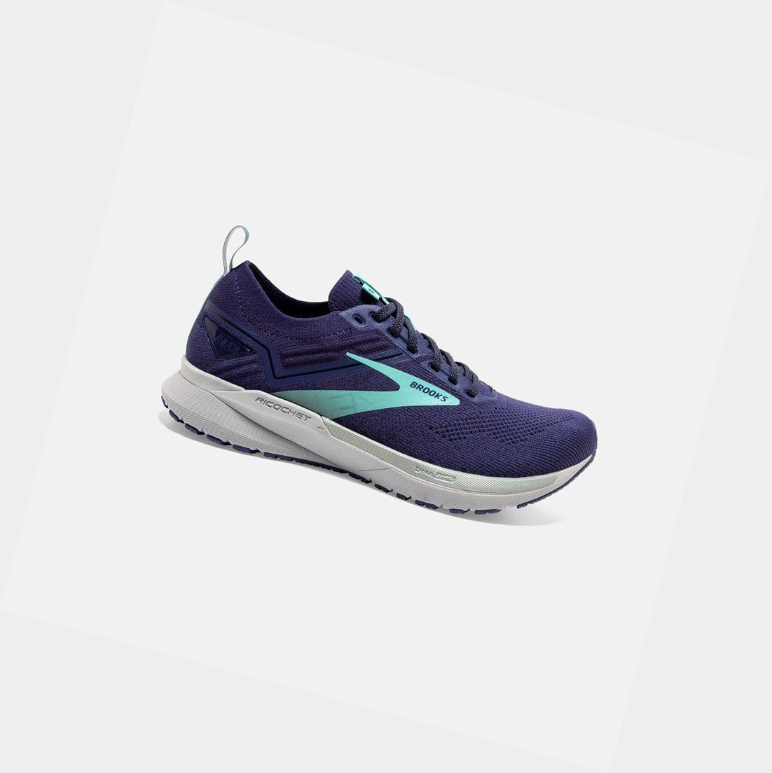 Brooks Ricochet 3 Women\'s Road Running Shoes Peacoat / Ribbon / Blue Tint | CYUZ-51634